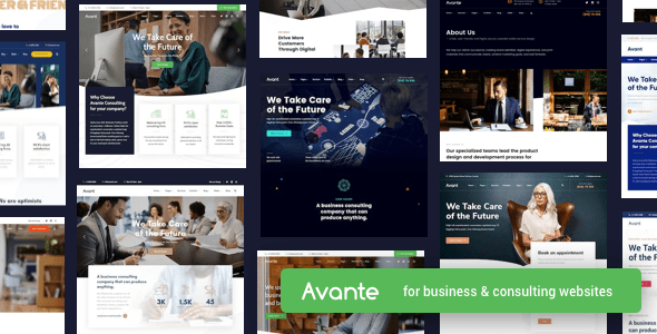 Avante Theme (Business Consulting WordPress)