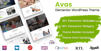 Avas Theme (Elementor MultiPurpose WordPress Theme)
