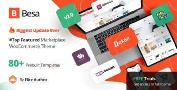 Besa Theme (Elementor Marketplace WooCommerce)