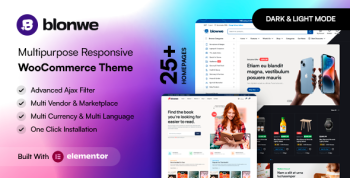 Blonwe Theme (Multipurpose WooCommerce Theme)