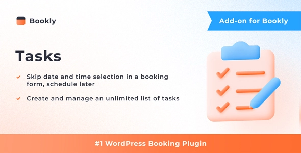 Bookly Tasks (Add on)