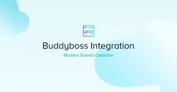 Modern Events Calendar BuddyBoss Integration Addon