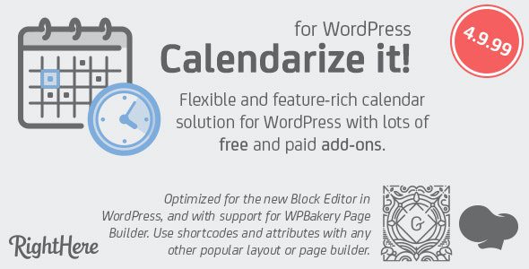 Calendarize it for WordPress