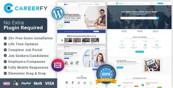 Careerfy Theme (Job Board WordPress Theme)