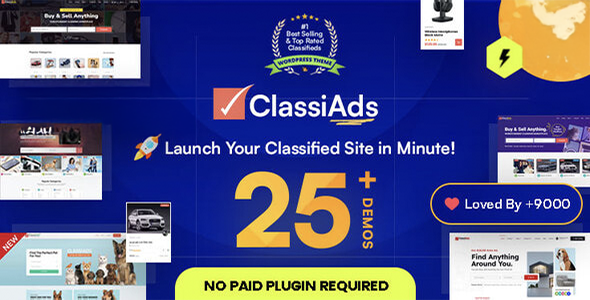 Classiads Theme (Classified Ads WordPress Theme)