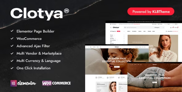 Clotya Theme (Fashion Store eCommerce Theme)