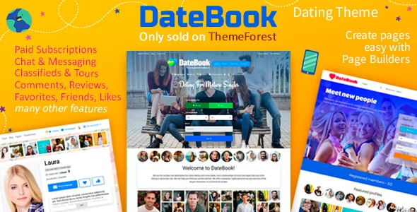 DateBook Theme (Dating WordPress Theme)