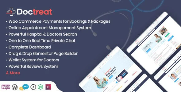Doctreat Theme (Hospitals and Doctors Directory WordPress Listing Theme)