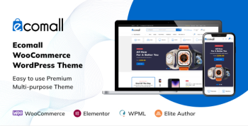 Ecomall Theme (Elementor Electronics WooCommerce Theme)