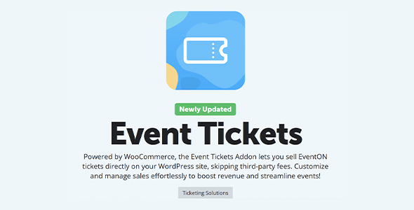 EventOn Event Tickets Add on
