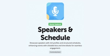 EventOn Speakers & Schedule Addon