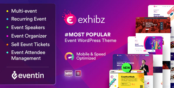 Exhibz Theme (Event Conference WordPress)