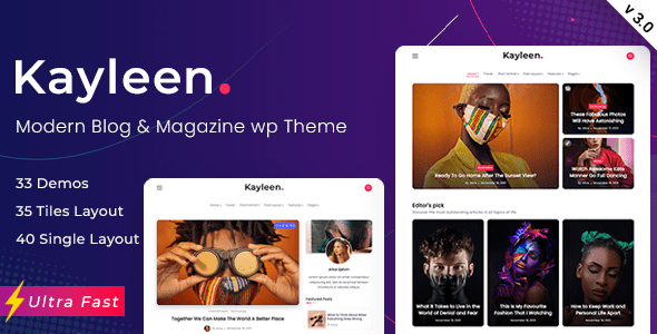 Kayleen Theme (Blog & Magazine WordPress Theme)