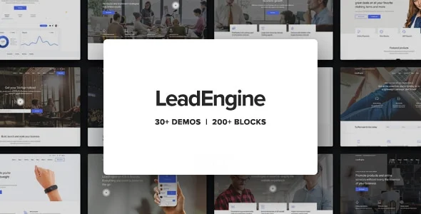 LeadEngine Theme (Multi Purpose WordPress Theme with Page Builder)