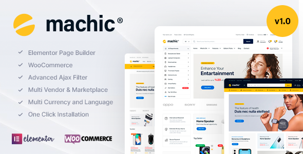 Machic Theme (Electronics Store WooCommerce Theme)