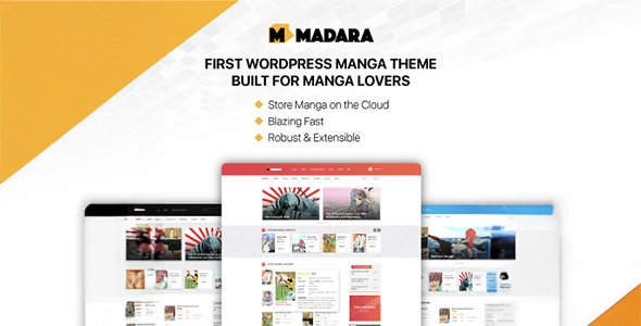Madara Theme Responsive and modern WordPress theme for manga sites