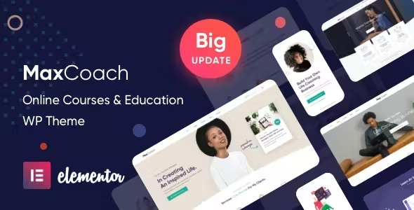 MaxCoach Theme (Online Courses, Personal Coaching & Education WP Theme)