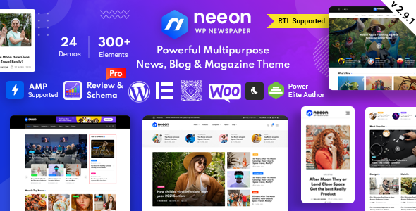 Neeon Theme (WordPress News Magazine Theme)
