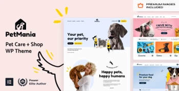 PetMania Theme (Pet Care Shop Ecommerce WordPress Theme)