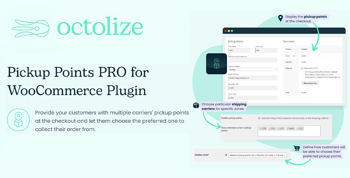 Pickup Points PRO for WooCommerce