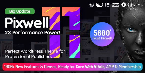 Pixwell Theme (Modern Magazine)