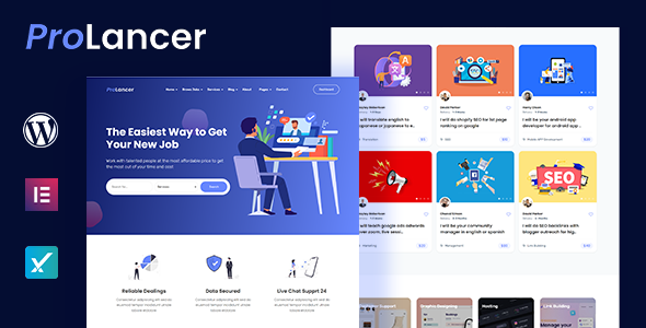 Prolancer Theme (Freelance Marketplace WordPress theme)