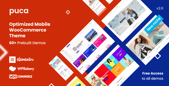 Puca Theme (Optimized Mobile WooCommerce Theme)