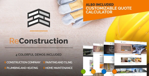 ReConstruction Theme Contractor & Building WordPress Theme