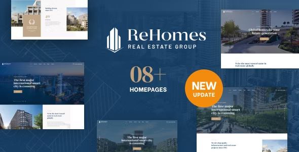 Rehomes Theme Real Estate Group WordPress Theme