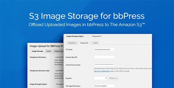 S3 Image Storage for bbPress