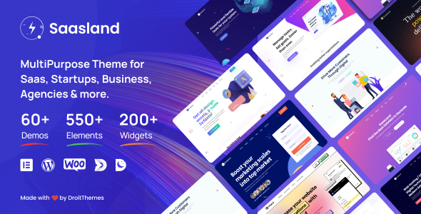 Saasland Theme (Saas, Startup, Technology & IT Solutions WordPress Theme)