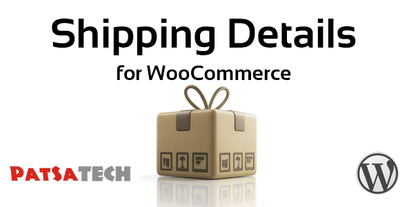 Shipping Details Plugin for WooCommerce