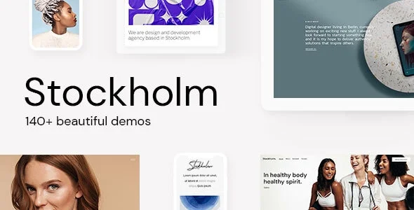 Stockholm Theme (Elementor WordPress Theme for Creative Business & WooCommerce)