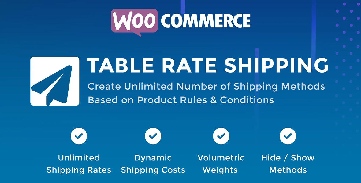 Table Rate Shipping – WooCommerce