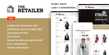 The Retailer Theme (Premium WooCommerce Theme)