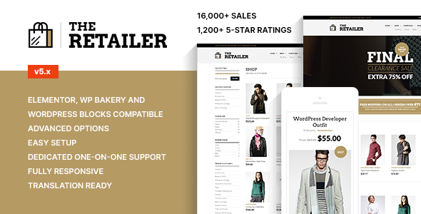The Retailer Theme (Premium WooCommerce Theme)