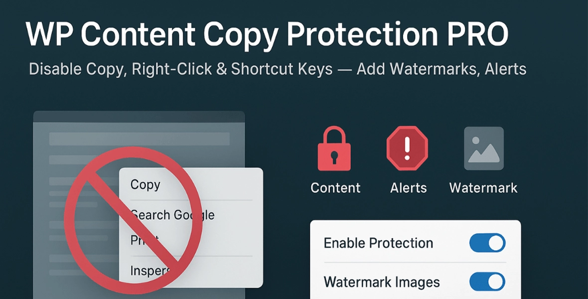 WP Content Copy Protection & No Right Click (PRO)