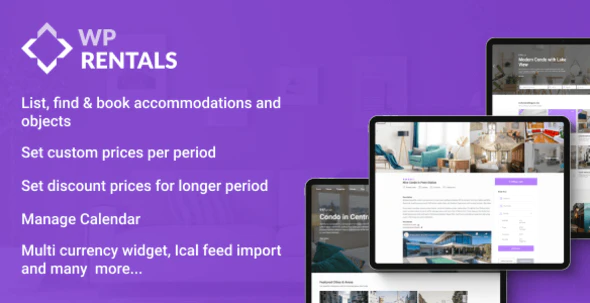 WP Rentals - Booking Accommodation Theme