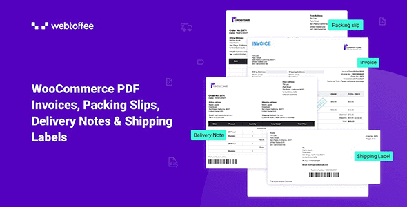 WebToffee WooCommerce PDF Invoices, Packing Slips and Credit Notes