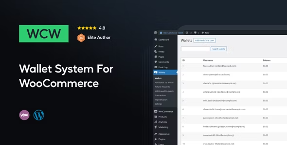 WooCommerce Wallet CodeCanyon