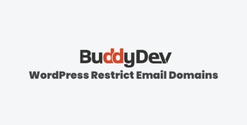 WordPress Restrict Email Domains (BuddyDev)