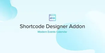 elementor shortcode designer for modern event calendar